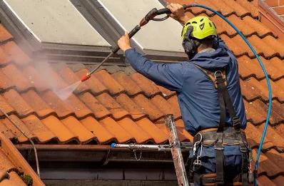 Démoussage et hydrofuge de toiture à Étueffont